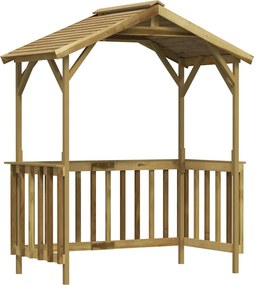 vidaXL Șopron pentru grătar, 163,5x93x210 cm, lemn de pin tratat