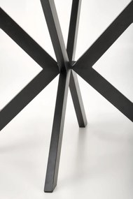 Masa extensibila Peroni marmura alba/negru - L100-250 cm