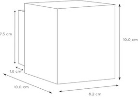 Lucide 23253/01/30 - Aplica perete XERA 1xG9/42W/230V negru