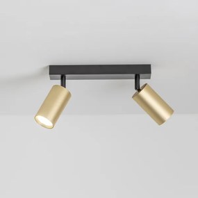 Brilagi - Spot LED reglabil SELE GOLDEN 2xGU10/6,5W/230V negru/auriu