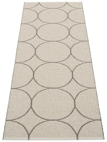 Covor tip traversă pentru interior și exterior gri închis 70x200 cm Boo Charcoal Linen – Pappelina