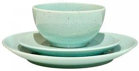 Set Farfurii 3 piese Mineral Aquamarine ( 1 Farfurie 26cm, 1 Farfurie 20cm, 1 Bol 480ml)
