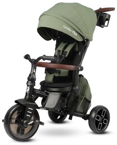 QPlay - Tricicletă pentru copii 7în1 COMFO MAX, verde