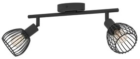 Spot Eglo 901039 SONNINO 2xE14/40W/230V negru
