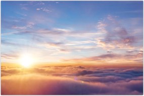 Tablou - Apus de soare deasupra norilor (90x60 cm)