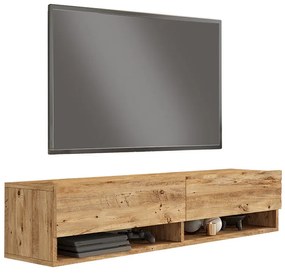 Comoda TV de perete Roscoe color sonoma 140x31.6x29.6cm