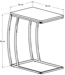 Masă pliabilă Shape Walnut