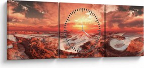 Tablou - Marte (cu ceas) (90x30 cm)