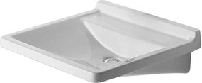 Duravit Starck 3 lavoar 60x54.5 cm dreptunghiular clasică pentru persoane cu dizabilități alb 0312600000