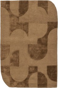 Covor maro din amestesc de lână 170x240 cm Livo – WOOOD