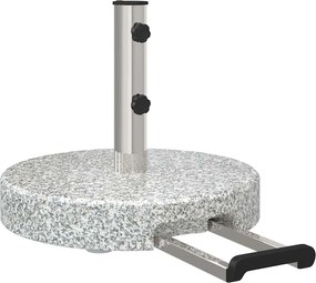 vidaXL Bază pentru umbrelă Gri Ø 45 x 37.5 cm Granit