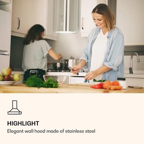 Klarstein Barella, hotă, 35 x 93 x 43 cm, recirculare, 557 m³/h, LED