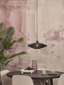 Lustra/Pendul eco din iuta Iguazu S disc 40cm, bl