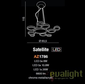 Lustra LED design modern Satellite