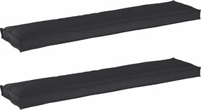 vidaXL Set de perne pentru palet 2 pcs Negru 180 x 40 x 8 cm