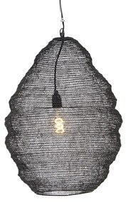 Lampă suspendată orientală neagră 45 cm - Nidum L