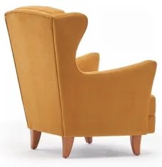 Fotoliu cu aripi NUPI, galben