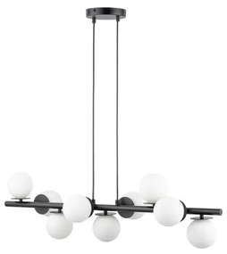 Lustră pe cablu AVOLA 9xG9/12W/230V negru