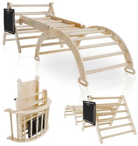 Juskys Set de cățărare pentru copii Movario 4 în 1