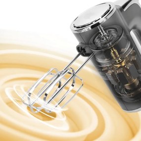 Aigostar - Mixer de mână 400W/230V gri/crom