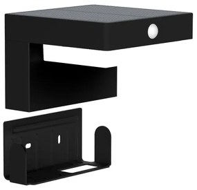 Aplică LED solară Zuma Line WT33811 GRID LED/4,5W/2000mAh IP44 negru