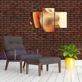 Tablou - Femeia lângă pom (90x60 cm)