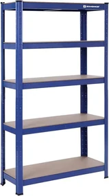Raft Songmics, 5 rafturi, 180 x 90 x 40 cm, Albastru, GLR40Q