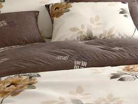 Lenjerie de pat reversibila DUO SENSE CARMELIA cu modele + husa pentru perna 40x50 cm GRATUIT Dimensiune lenjerie de pat: 70 x 90 cm | 140 x 200 cm