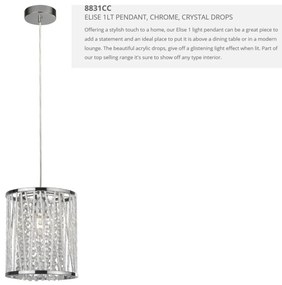 Pendul elegant design modern Elise 8831CC SRT