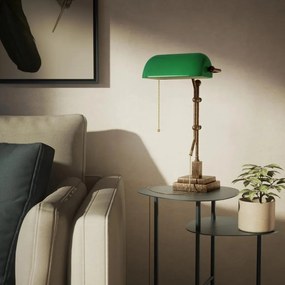 Lampa de birou din alama design clasic Banker