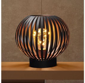 Lampă LED decorativă de masă Solight WO3102 LED/3xAA negru/cupru