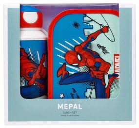 Cutie de gustări pentru copii cu sticlă Spiderman – Mepal