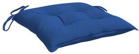 Perne de scaun, 2 buc., albastru, 50x50x7 cm, material textil 2, Albastru, 50 x 50 x 7 cm