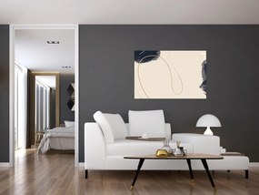 Tablou - Abstractizare bej (90x60 cm)