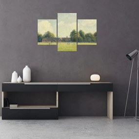 Tablou - Camille Pissarro, Hampton Court Green, reproducere (90x60 cm)