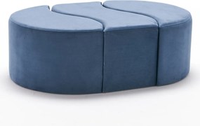 Taburet Alya Puf Blue