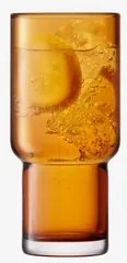 Pahare înalte Utility 390 ml, galben chihlimbar, 2 buc - LSA international