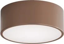 Brilagi - Lampă de tavan pentru baie cu senzor CLARE 1xE27/24W/230V Ø 20 cm maro IP54