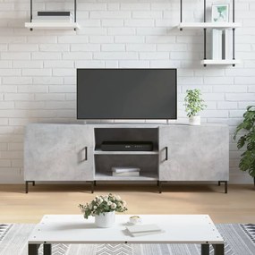 829104 vidaXL Comodă TV, gri beton, 150x30x50 cm, lemn compozit