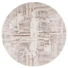 Serviciu de masă 24 de piese din porțelan, maro/alb