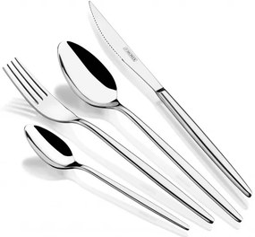 Set 24 tacamuri Monix Capri, inox 18/10, 3 mm