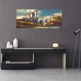 Tablou - Castelul medieval (120x50 cm)