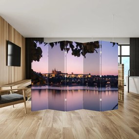 Paravan - Palatul din Praga și Vltava (210x170 cm)