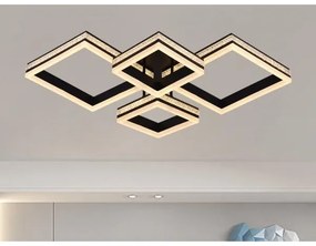 Plafonieră LED aplicată dimabilă 175W, 230V, 3000–6500K, cu telecomandă