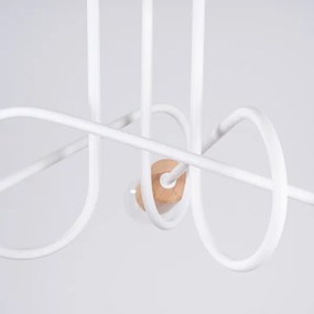 Lustră aplicată Sollux SL.1474 EMBER 3xE27/15W/230V alb/bej/fag