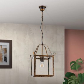 Pendul design rustic Frano Latern HL 6-1533/1 Antik/gold OR