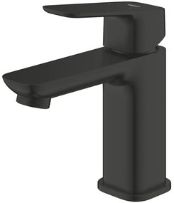 Baterie lavoar Grohe Cubeo, fara ventil, marime S, negru mat