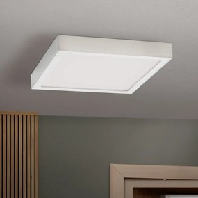 Plafoniera LED moderna design slim Lero 23x23cm aluminiu mat
