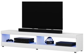 Masă TV Violett 140 (cu iluminat) (alb). 1098641