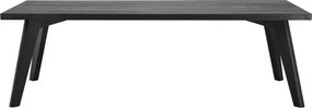 Masa design LUX din lemn de stejar Biot negru, 240x100 114472 HZ